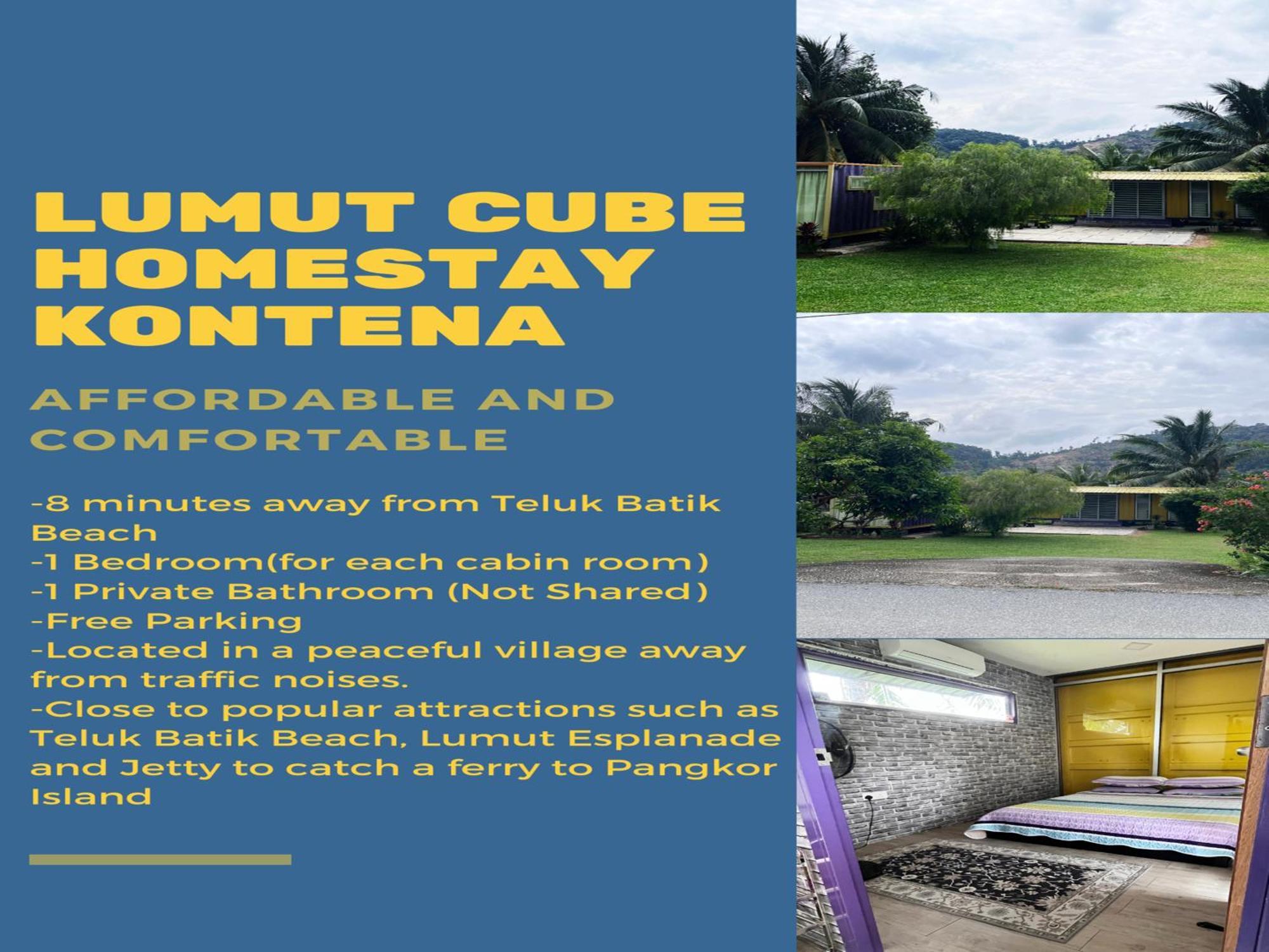 Purple Cube At Lumut Cube Homestay Kontena Zewnętrze zdjęcie